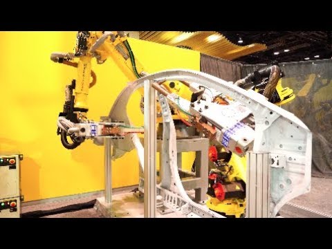 Robotic Spot Welding of An Automotive Body Side – FANUC America