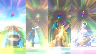 カントー御三家・ミュウツーのメガ進化ムービー【Let’s GO！ピカチュウ！・Let’s GO！イーブイ／ピカブイ】