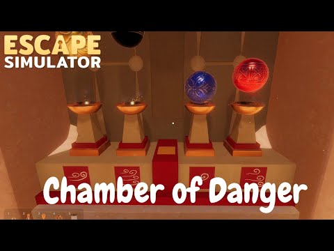 Escape Simulator Chamber of danger | Colors balls puzzle | Camel Scorpion puzzle