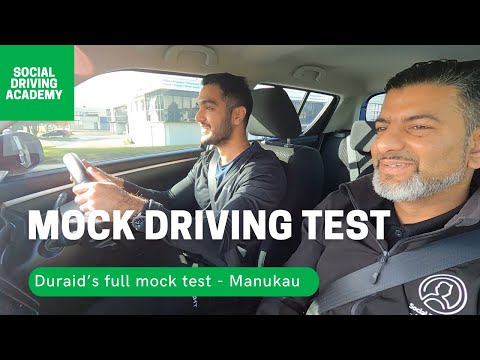 Duraid’s full mock driving test - Manukau