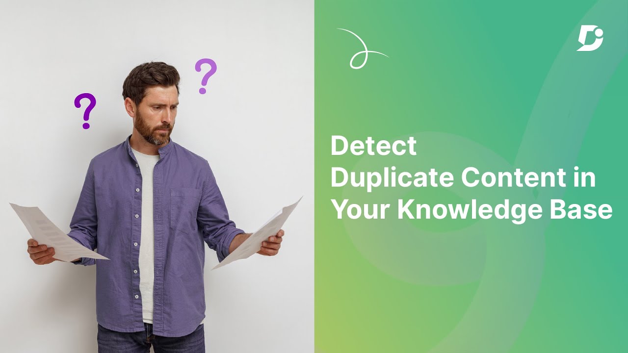 How to Detect Duplicate Content in Your Knowledge Base | Document360 video thumbnail