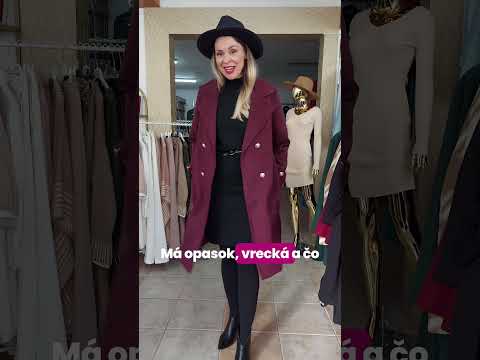 Kabát s opaskom Alessya