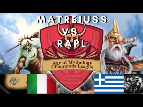 Matreiuss (Poseidon) vs Rapl (Odin) - Age of Mythology: The Titans (Game 2)