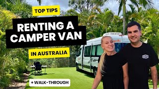 Travel vlog - 20 Tips for Renting a Camper Van in Australia + Van Walk-Through | 4K Travel Vlog