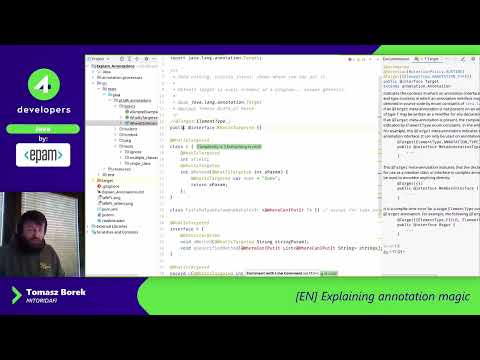 4Developers 2022: Explaining annotation magic - Tomasz Borek