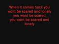 Three Days Grace-Scared lyrics 
