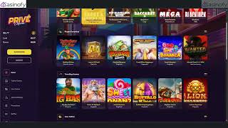 Prive Casino Review - @Casinofy