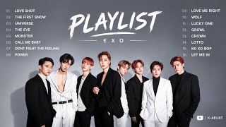 Download lagu EXO PLAYLIST 🖤 | TOP SONGS — Love Shot, The Eve, Monster, Growl & More mp3