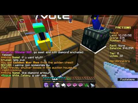 Just Doing Factions Ep 201 |Opening 32 G Keys| (Herobrine.org)