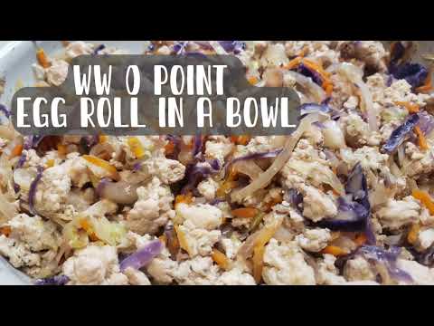 EGG ROLL IN A BOWL | WEIGHT WATCHERS | 0 POINTS