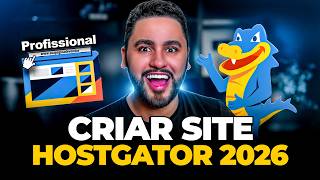HOSTGATOR 2026: COMO CRIAR UM SITE DO ZERO COM IA! (DOMÍNIO + HOSPEDAGEM + WORDPRESS)