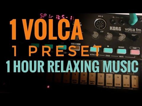 1 Volca (FM) / 1 Preset (Spirits 1) / 1 Full Hour Improvisation (Soundscape)