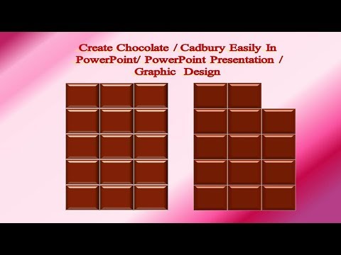 How to Create Cadbury Chocolate Easily  In  PowerPoint/ PowerPoint Presentation / Graphic  Design