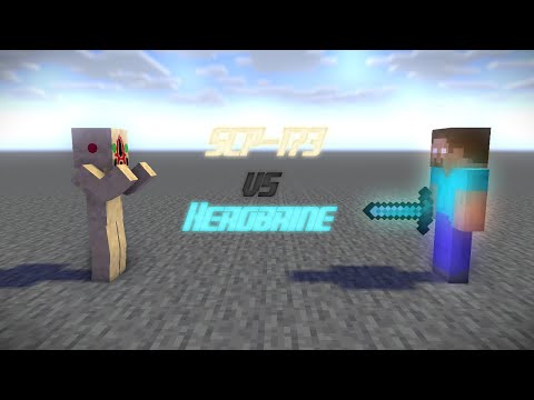 SCP 173 vs Herobrine