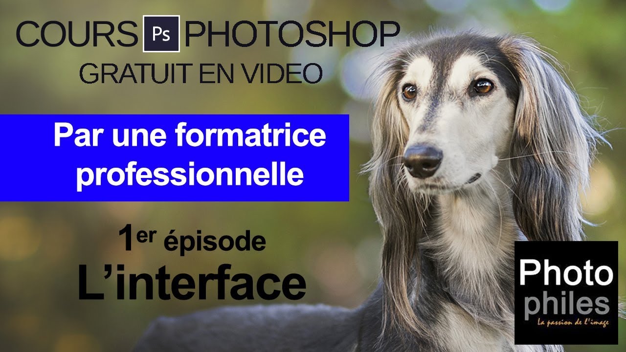 N°1 Cours PHOTOSHOP : L'interface