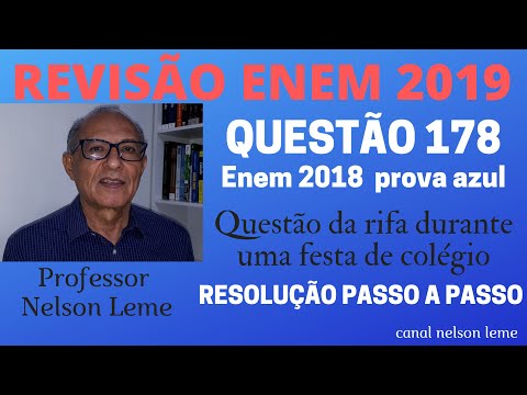 Enem 2018 - Questão 178 de Matemática - prova azul