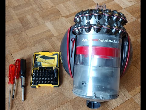 01 Dyson cinetic big ball absolute 2, complete disassembling