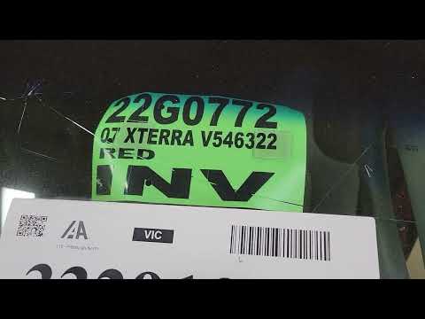 FOR SALE - 22G0772 - 2007 NISSAN XTERRA - 4.0L ENGINE