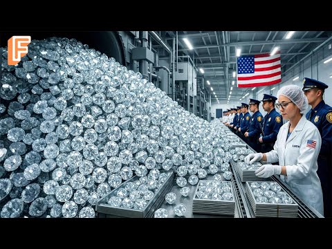 How Millions of Diamonds Worth Billions of Dollars Are Made In America |  From Mining To Factory