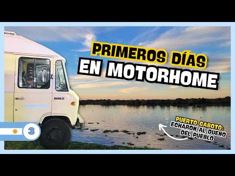 VIVIENDO en un 608: ¿Logramos dormir en la ruta? | Puerto Gaboto