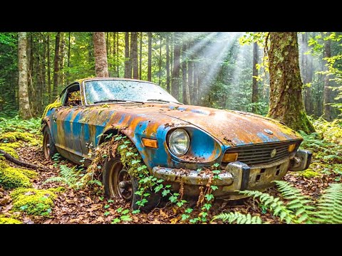 Found a 1971 Datsun 240Z Abandoned for 40 Years — Full Restoration