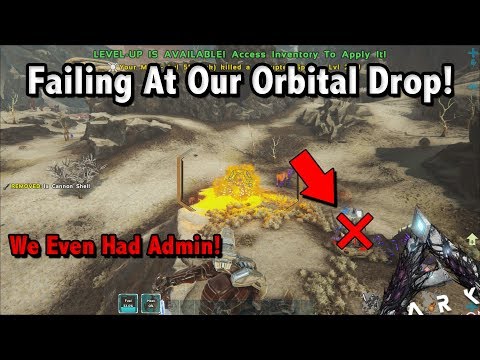 ATTEMPTING OUR FIRST ORBITAL DROP AND FAILING MISERBALY IN ARK EXTINCTION!!