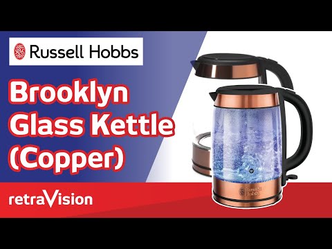 Russell Hobbs Brooklyn Glass Kettle (Copper) | Retravision