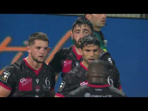 TOP 14 - Essai de Beka SAGINADZE (LOU) - LOU Rugby - Stade Toulousain - J07 - Saison 2021/2022