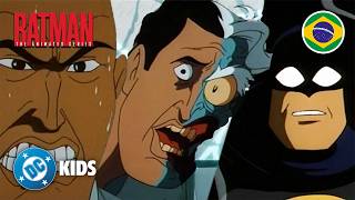 Origens do Supervilão: Duas Caras I Batman: The Animated Series em Português 🇧🇷 | @DCKidsBrasil