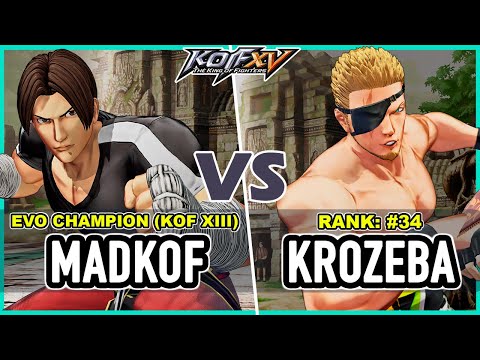 KOF XV 🔥 Madkof (Geese/Kim/Heidern) vs Krozeba (Clark/Ramón/O.Yashiro) 🔥 Steam