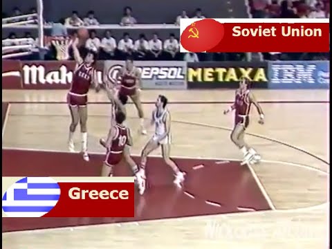 GREECE vs SOVIET UNION /1986 World Championship / Semi-final group 1