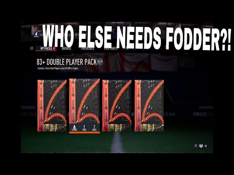 83+ Double Is The Best Small Fodder Pack To Open During Futties! FIFA 23 Ultimate Team!