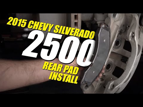 2015 Chevy Silverado 2500 Wilwood ProMatrix Rear Brake Pad Replacement