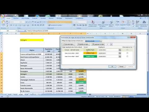 comment colorer une ligne sur deux dans excel