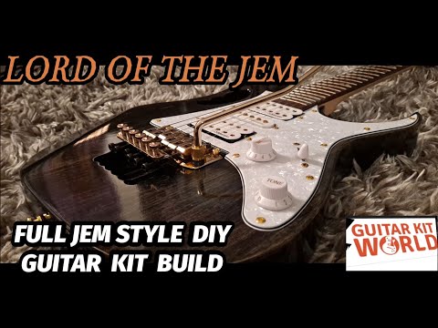 Guitar Kit World  JEM  Style DIY Guitar Kit - FULL BUILD