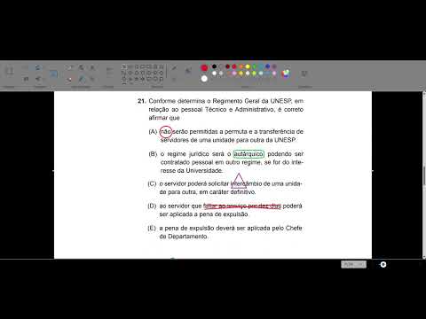 É o MÍNIMO a saber sobre REGIMENTO GERAL DA UNESP para fazer concursos públicos da UNESP! (precisa!)
