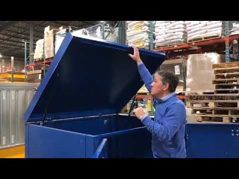 Ultra Hard Top Steel Pallet S4 | Outdoor Spill Containment | Flammable Material Containment