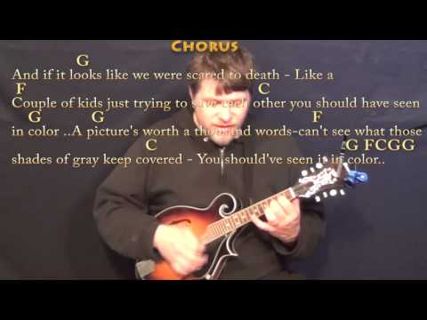 In Color (Jamey Johnson) Mandolin Cover Lesson in G with Chords/Lyrics
