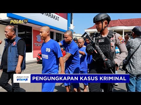 POLRESTA CILACAP RILIS PENGUNGKAPAN KASUS DARI SEPTEMBER HINGGA OKTOBER 2025