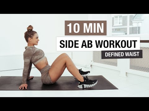 10 MIN DEFINED WAIST WORKOUT, Abs at Home | 24-day FIT challenge