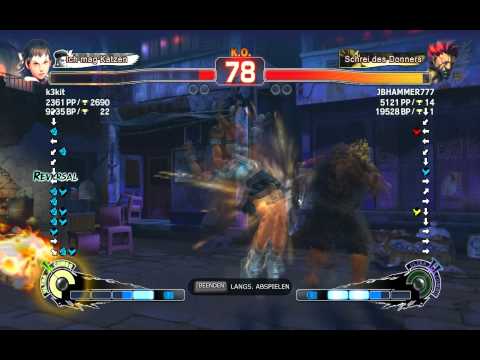 JBHAMMER777 (AK) Vs K3Kit (sakura) Ranked Match SSf4 Ae