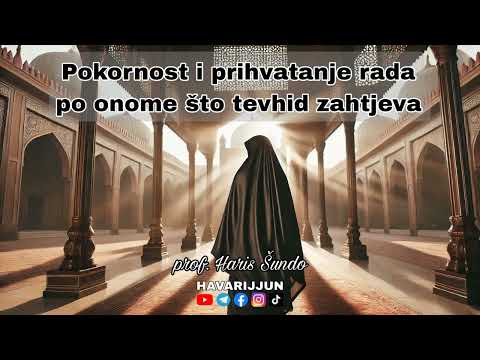 POKORNOST I PRIHVATANJE RADA PO ONOME ŠTO TEVHID ZAHTJEVA - prof. Haris Šundo