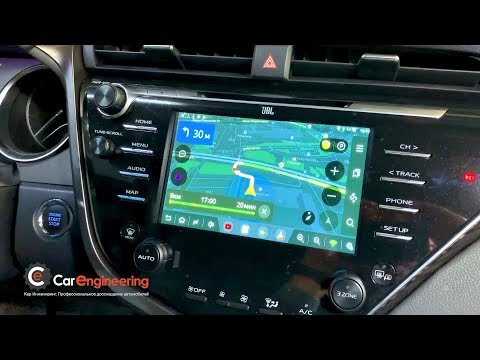 ТОПОВАЯ ANDROID навигация TOYOTA CAMRY V70 в штатную магнитолу JBL