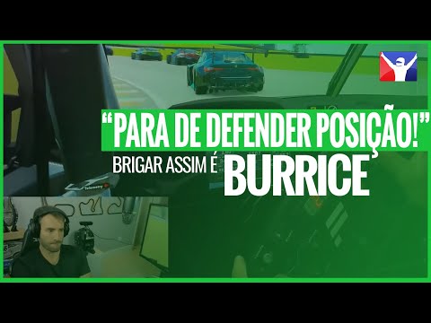 Corrida disputada no Iracing - Nunca faça uma defesa de posição nessa situação!