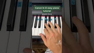 Download lagu Canon In D Intro easy piano tutorial! mp3