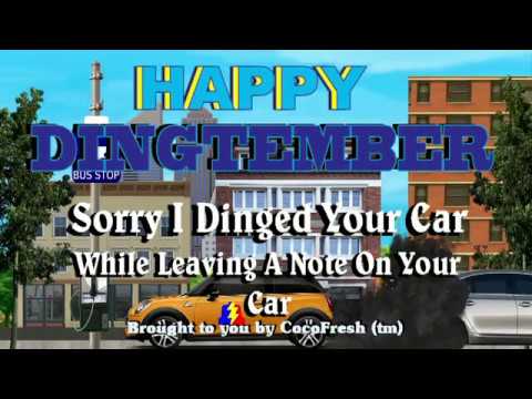 Sorry I Dinged Your Car While Leaving A Note On Your Car