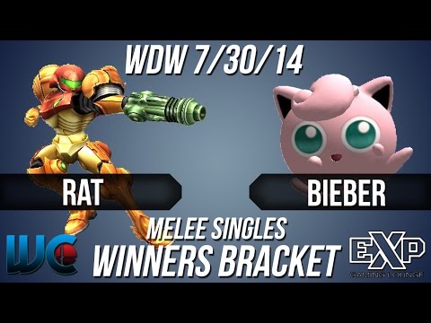 WDW 7/30/14 - Rat (Samus) vs. Bieber (Jigglypuff) Melee Singles Bracket