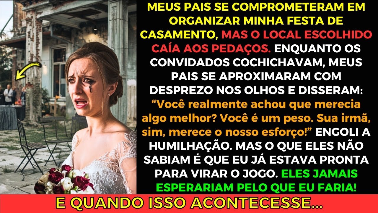 “Isso é o Que Você Merece: NADA!" Meus Pais me Humilharam no Meu Casamento, PORÉM...