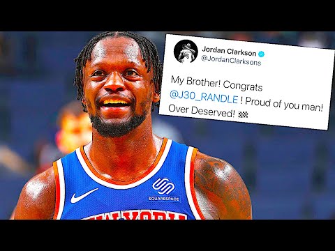 NBA Players React to Julius Randle Winning Most Improved Player 2021