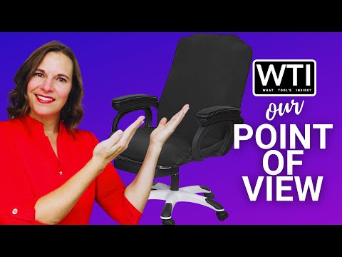 SARAFLORA Black Office Chair Covers - WTI product video review